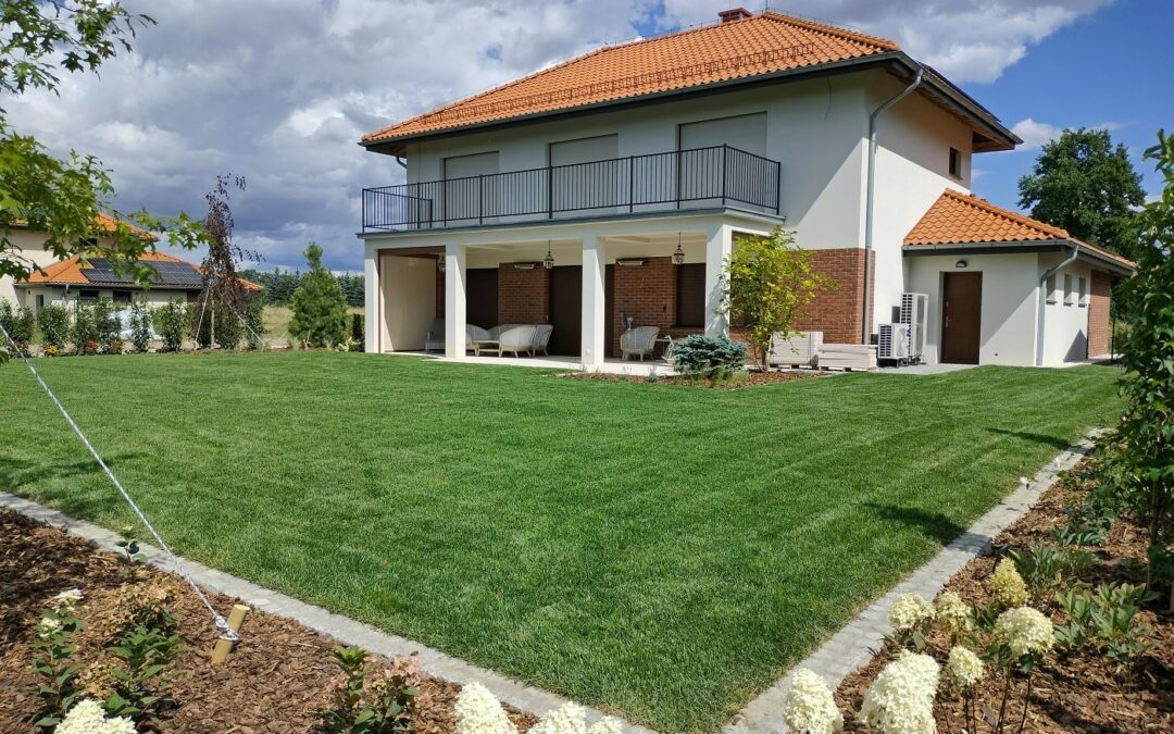 Ogród przy polu golfowym